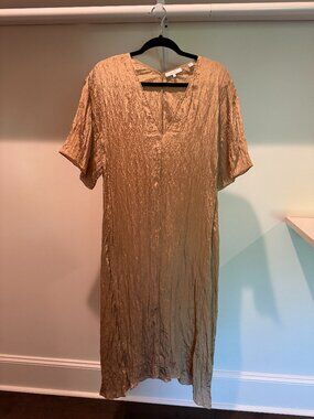 Vince V-Neck Long Dress